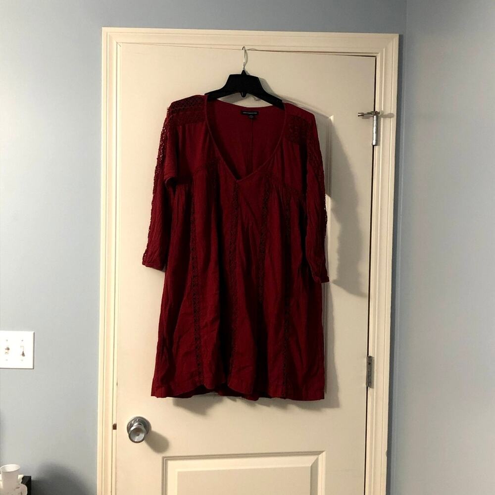 Dark Red American Eagle Dress